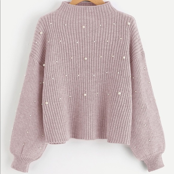 Pink pearl sweater Clearance